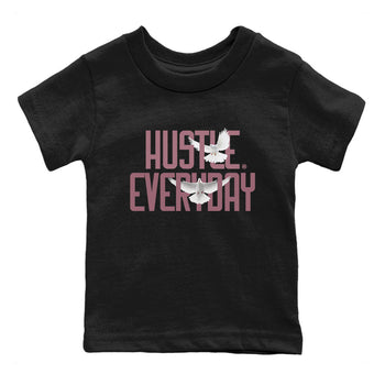 Air Jordan 1 High OG WMNS Mauve shirt to match jordans Daily Hustle sneaker tees Air Jordan 1 Mauve SNRT Sneaker Release Tees Baby Toddler Black 2 T-Shirt