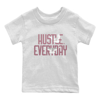 Air Jordan 1 High OG WMNS Mauve shirt to match jordans Daily Hustle sneaker tees Air Jordan 1 Mauve SNRT Sneaker Release Tees Baby Toddler White 2 T-Shirt