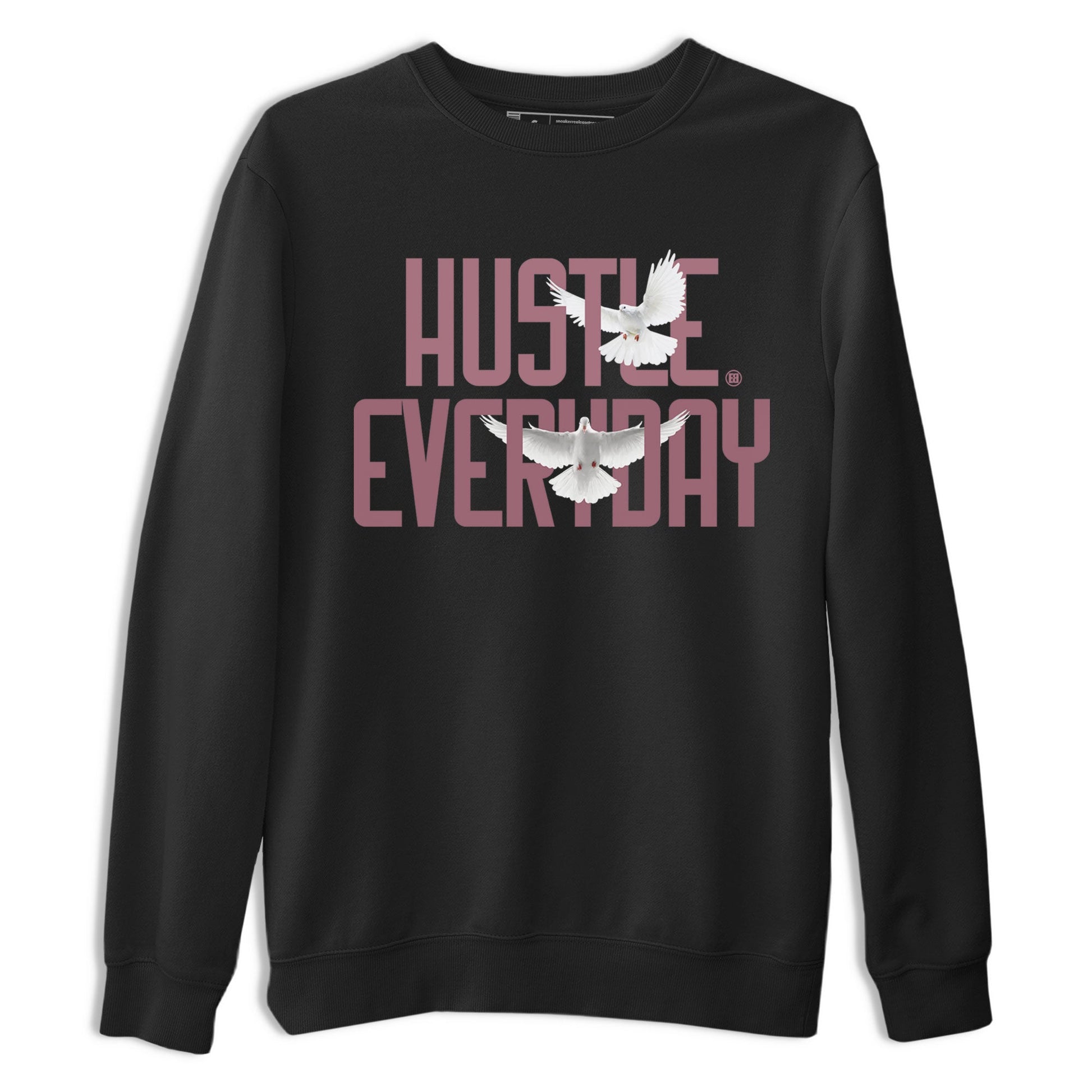 Air Jordan 1 High OG WMNS Mauve shirt to match jordans Daily Hustle sneaker tees Air Jordan 1 Mauve SNRT Sneaker Release Tees Unisex Black 2 T-Shirt