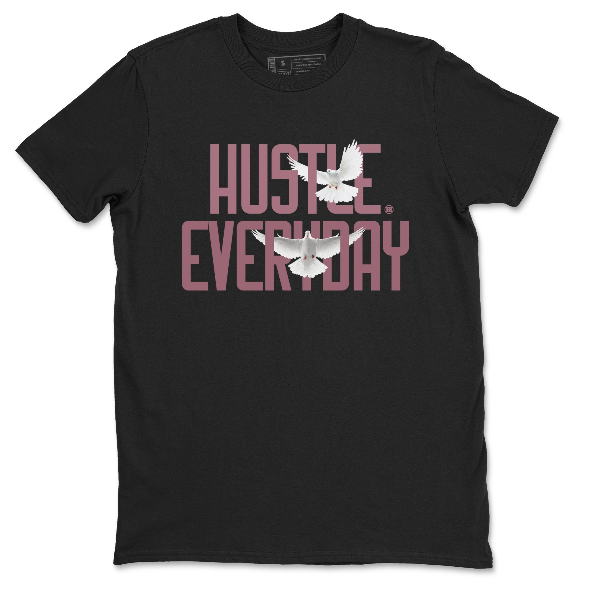 Air Jordan 1 High OG WMNS Mauve shirt to match jordans Daily Hustle sneaker tees Air Jordan 1 Mauve SNRT Sneaker Release Tees Unisex Black 2 T-Shirt