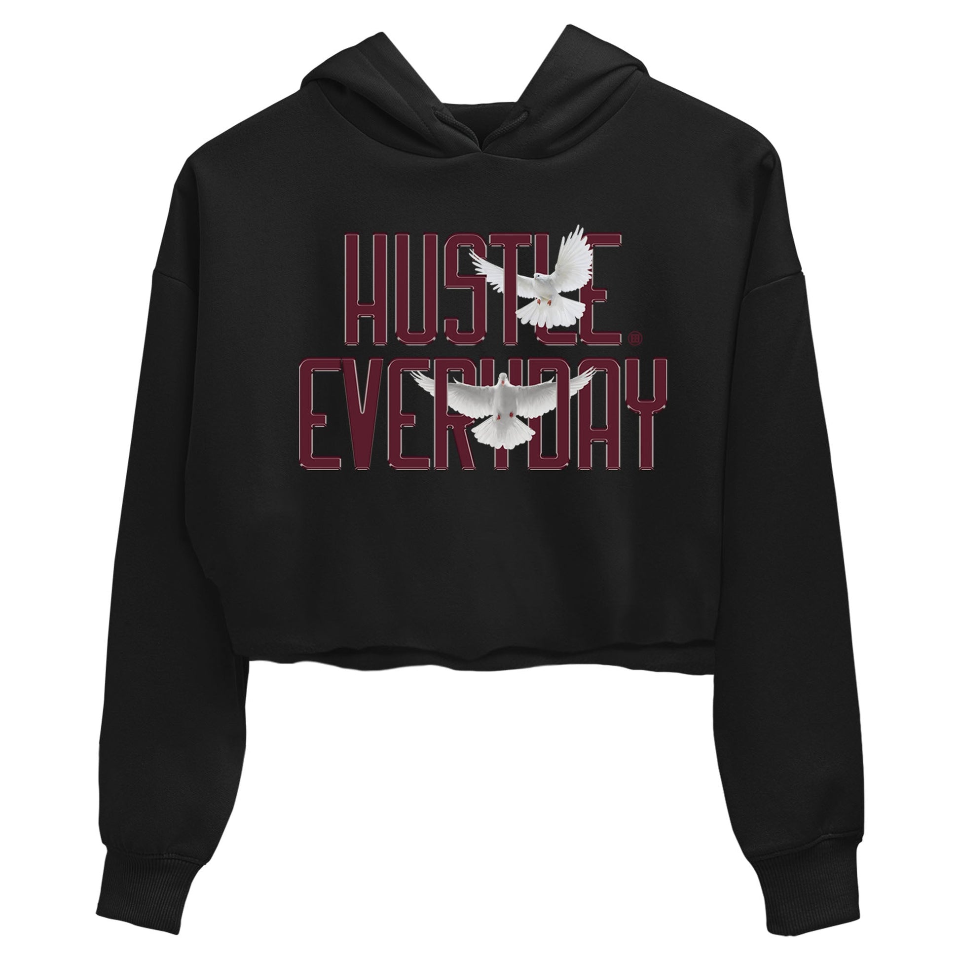 AJ1 Metallic Burgundy shirt to match jordans Daily Hustle sneaker tees streetwear brand Air Jordan 1 Metallic Burgundy SNRT Sneaker Release Tees Black 2 crop length shirt