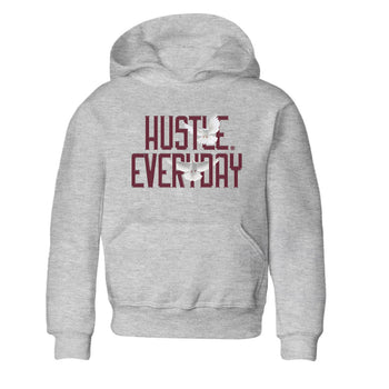 AJ1 Metallic Burgundy shirt to match jordans Daily Hustle sneaker tees streetwear brand Air Jordan 1 Metallic Burgundy SNRT sneaker release tees baby toddler Heather Grey 2 cotton Shirt