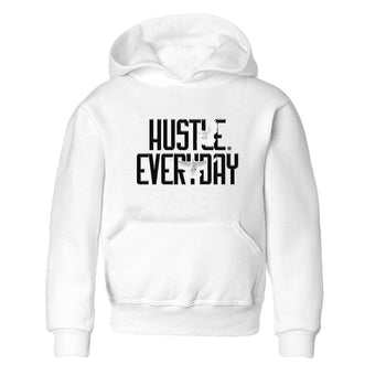 AJ11 Gratitude sneaker shirt to match jordans Daily Hustle sneaker tees Air Jordan 11 Gratitude SNRT Sneaker Release Tees Baby Toddler White 2 T-Shirt