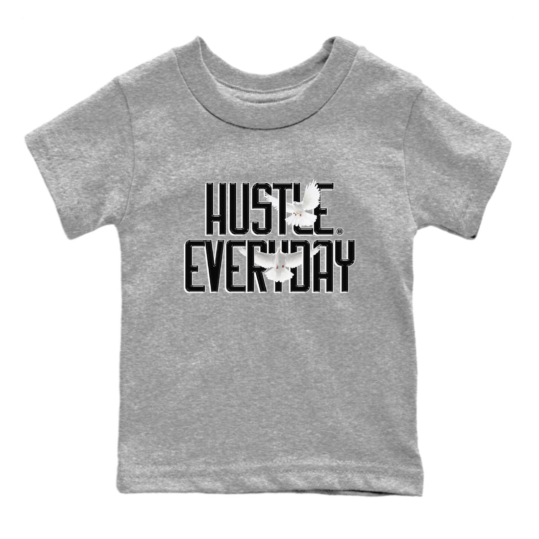 AJ11 Gratitude sneaker shirt to match jordans Daily Hustle sneaker tees Air Jordan 11 Gratitude SNRT Sneaker Release Tees Baby Toddler Heather Grey 2 T-Shirt
