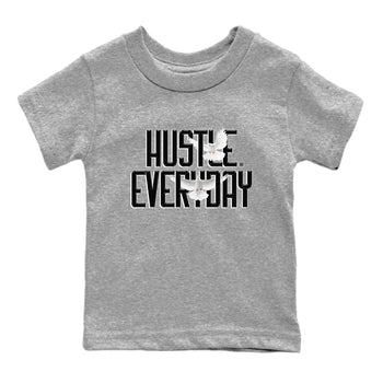 AJ11 Gratitude sneaker shirt to match jordans Daily Hustle sneaker tees Air Jordan 11 Gratitude SNRT Sneaker Release Tees Baby Toddler Heather Grey 2 T-Shirt