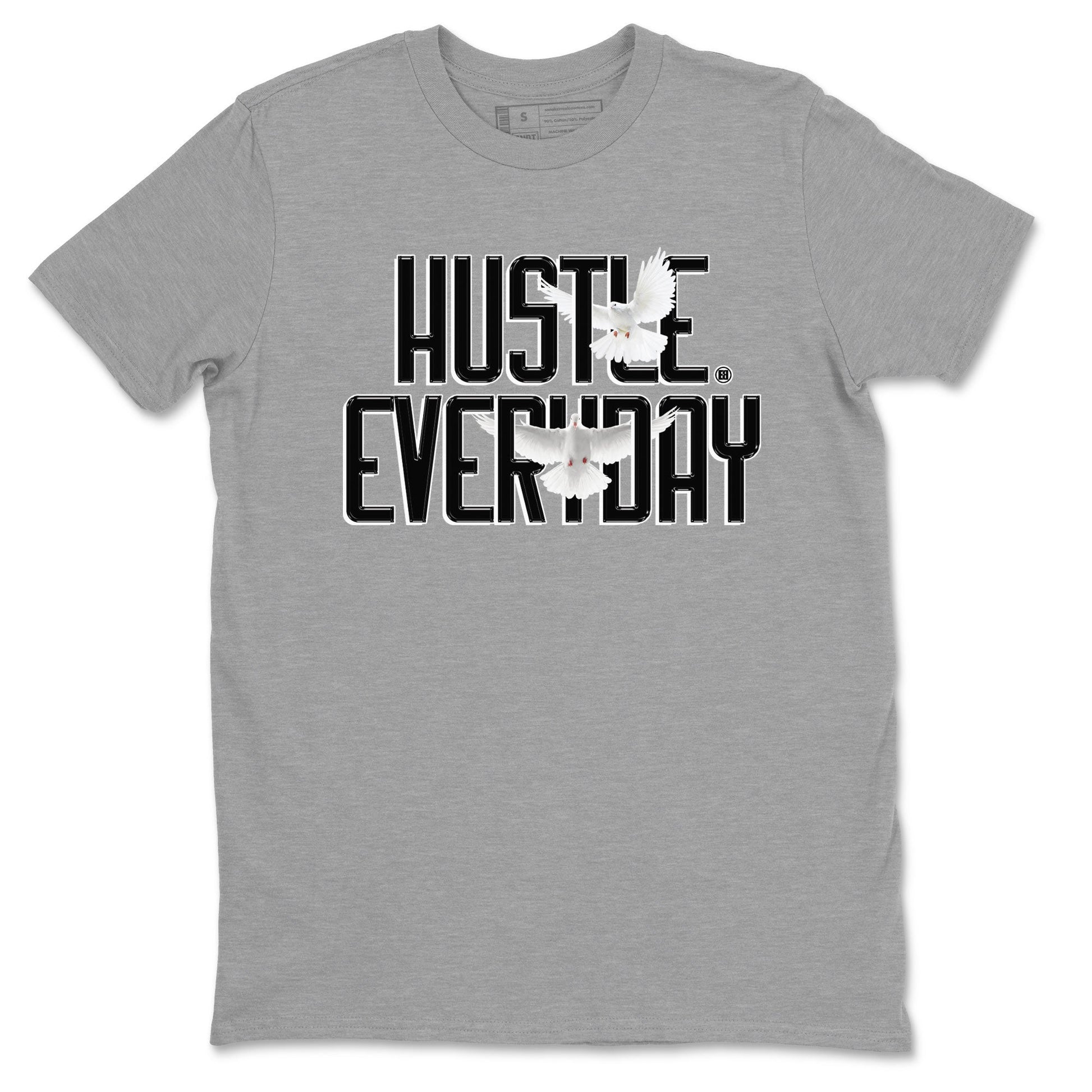 AJ11 Gratitude sneaker shirt to match jordans Daily Hustle sneaker tees Air Jordan 11 Gratitude SNRT Sneaker Tees Crew Neck Unisex Cotton Sneaker T-Shirt Heather Grey 2 T-Shirt