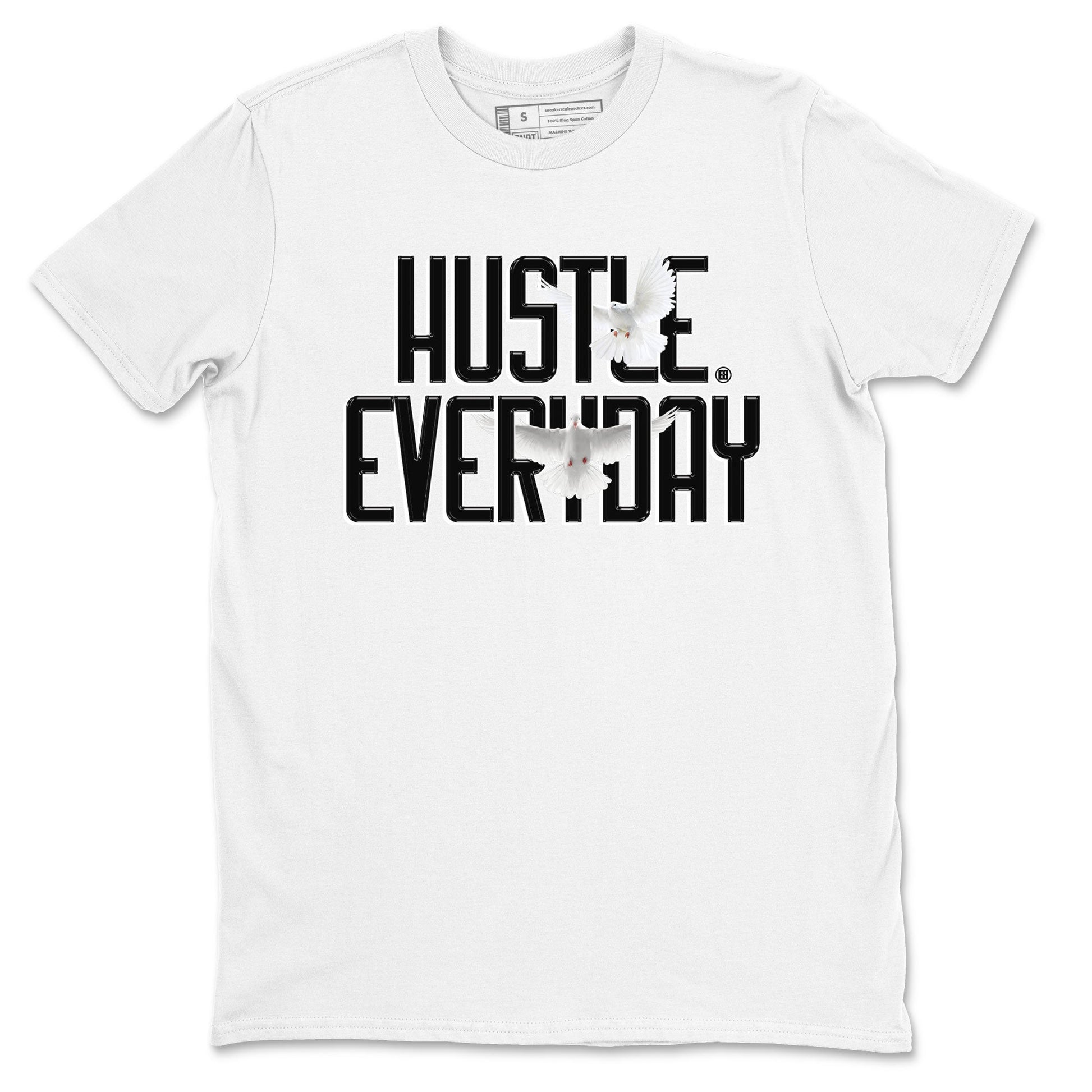 AJ11 Gratitude sneaker shirt to match jordans Daily Hustle sneaker tees Air Jordan 11 Gratitude SNRT Sneaker Tees Crew Neck Unisex Cotton Sneaker T-Shirt White 2 T-Shirt