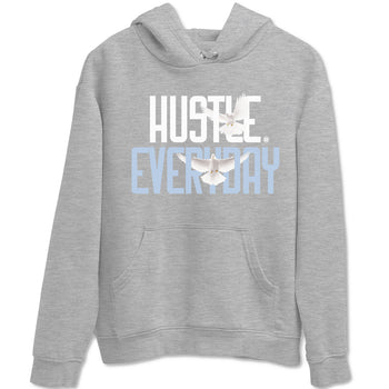 13s Blue Grey shirt to match jordans Daily Hustle sneaker tees Air Jordan 13 Blue Grey SNRT Sneaker Release Tees unisex cotton Heather Grey 2 crew neck shirt