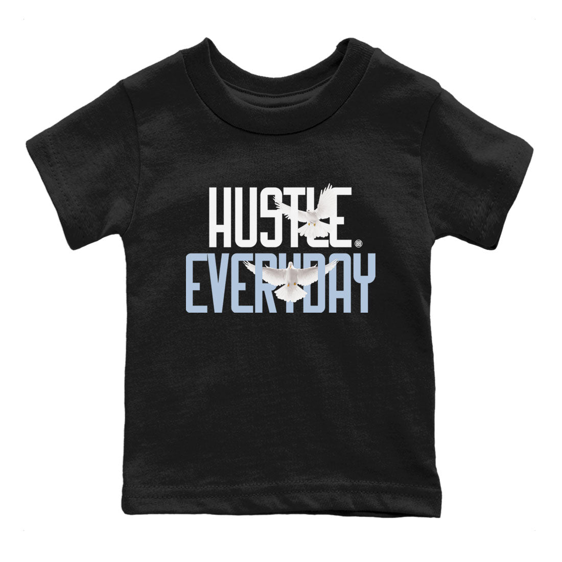 13s Blue Grey shirt to match jordans Daily Hustle sneaker tees Air Jordan 13 Blue Grey SNRT sneaker release tees baby toddler Black 2 cotton Shirt