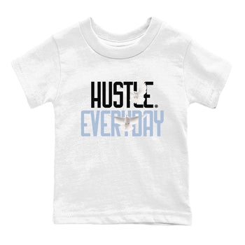13s Blue Grey shirt to match jordans Daily Hustle sneaker tees Air Jordan 13 Blue Grey SNRT sneaker release tees baby toddler White 2 cotton Shirt