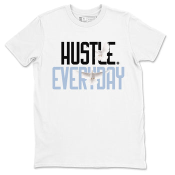 13s Blue Grey shirt to match jordans Daily Hustle sneaker tees Air Jordan 13 Blue Grey SNRT Sneaker Release Tees unisex cotton White 2 crew neck shirt