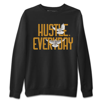 Air Jordan 13 Retro Wheat Sneaker Matching Clothes Daily Hustle Sneaker Tees Air Jordan 13 Wheat SNRT Sneaker Release Tees Unisex Shirts Black 2