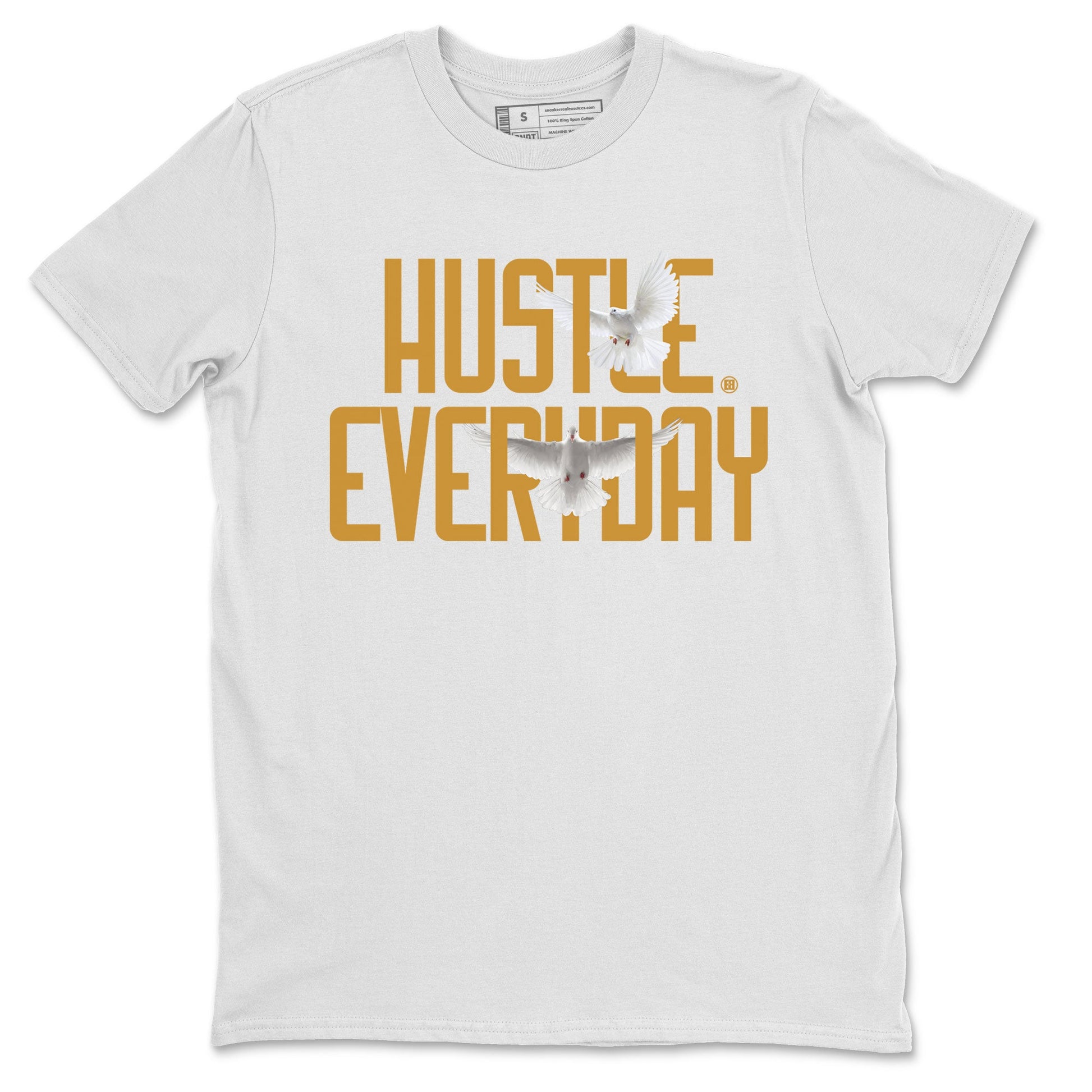 Air Jordan 13 Retro Wheat Sneaker Matching Clothes Daily Hustle Sneaker Tees Air Jordan 13 Wheat SNRT Sneaker Release Tees Unisex Shirts White 2