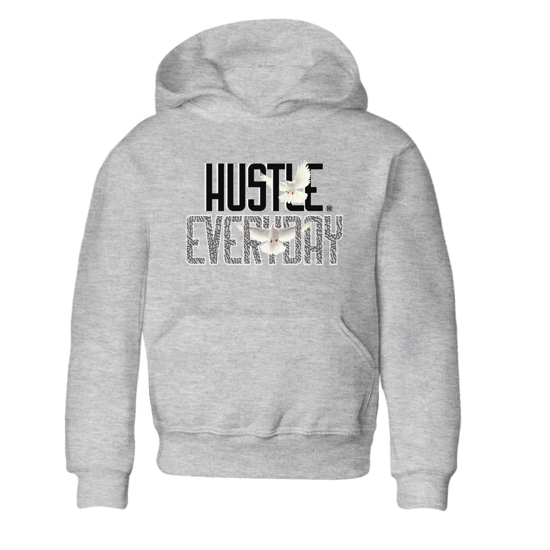 Air Jordan 3 Off Noir shirt to match jordans Daily Hustle sneaker tees Air Jordan 3 Retro Off Noir SNRT Sneaker Tees Baby Toddler Heather Grey 2 T-Shirt