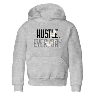 Air Jordan 3 Off Noir shirt to match jordans Daily Hustle sneaker tees Air Jordan 3 Retro Off Noir SNRT Sneaker Tees Baby Toddler Heather Grey 2 T-Shirt