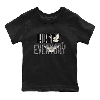 Air Jordan 3 Off Noir shirt to match jordans Daily Hustle sneaker tees Air Jordan 3 Retro Off Noir SNRT Sneaker Tees Baby Toddler Black 2 T-Shirt