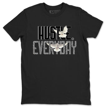 Air Jordan 3 Off Noir shirt to match jordans Daily Hustle sneaker tees Air Jordan 3 Retro Off Noir SNRT Sneaker Tees Unisex Black 2 T-Shirt