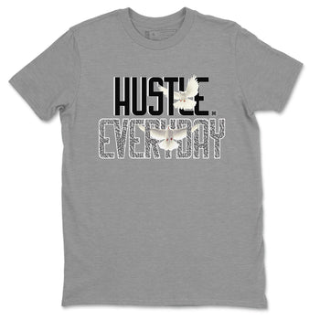 Air Jordan 3 Off Noir shirt to match jordans Daily Hustle sneaker tees Air Jordan 3 Retro Off Noir SNRT Sneaker Tees Unisex Heather Grey 2 T-Shirt