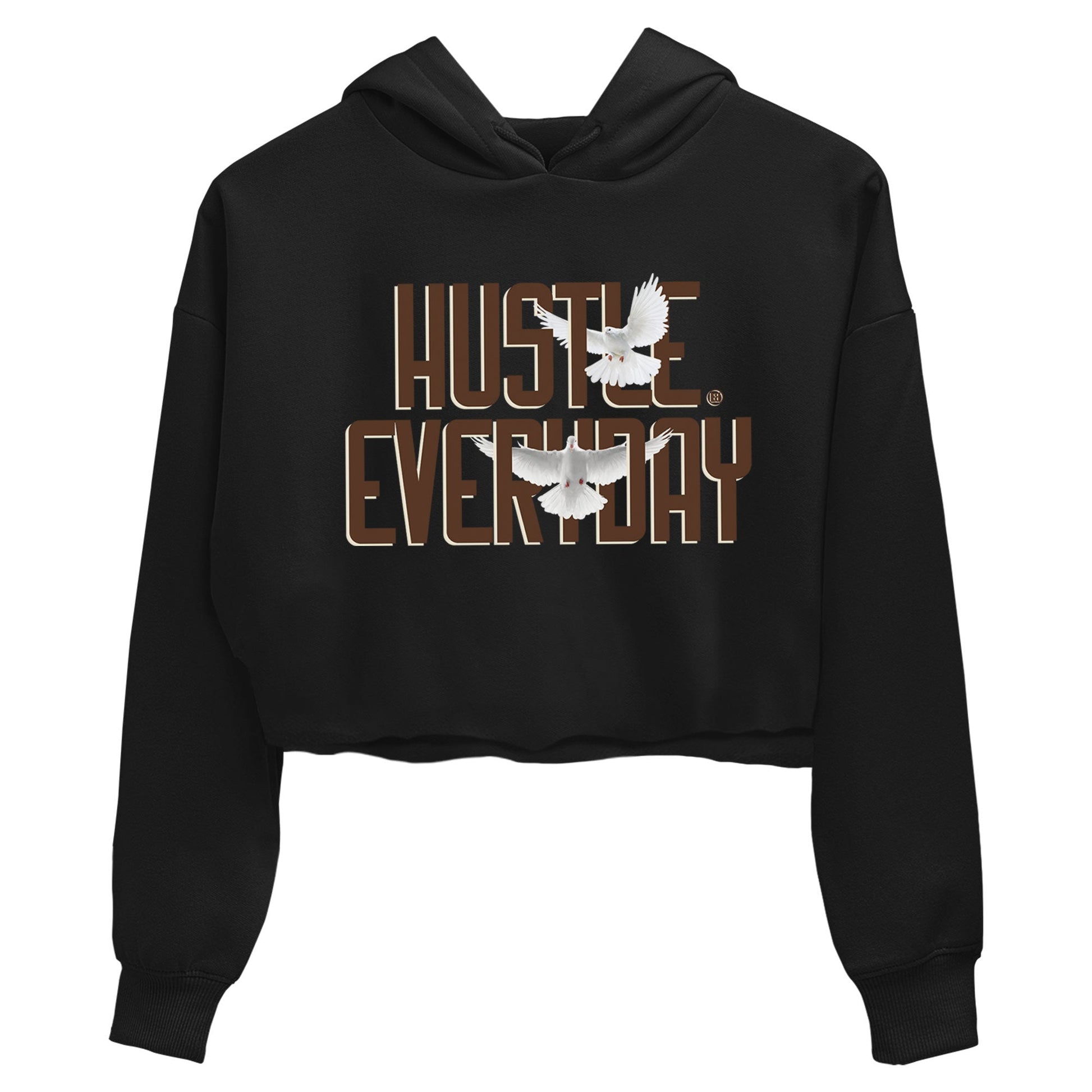 Dunk Low WMNS Cacao Wow sneaker shirt to match jordans Daily Hustle sneaker tees Dunk Cacao Wow SNRT Sneaker Release Tees Black 2 Crop T-Shirt