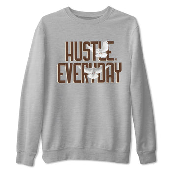 Dunk Low WMNS Cacao Wow sneaker shirt to match jordans Daily Hustle sneaker tees Dunk Cacao Wow SNRT Sneaker Tees Crew Neck Unisex Cotton Sneaker T-Shirt Heather Grey 2 T-Shirt