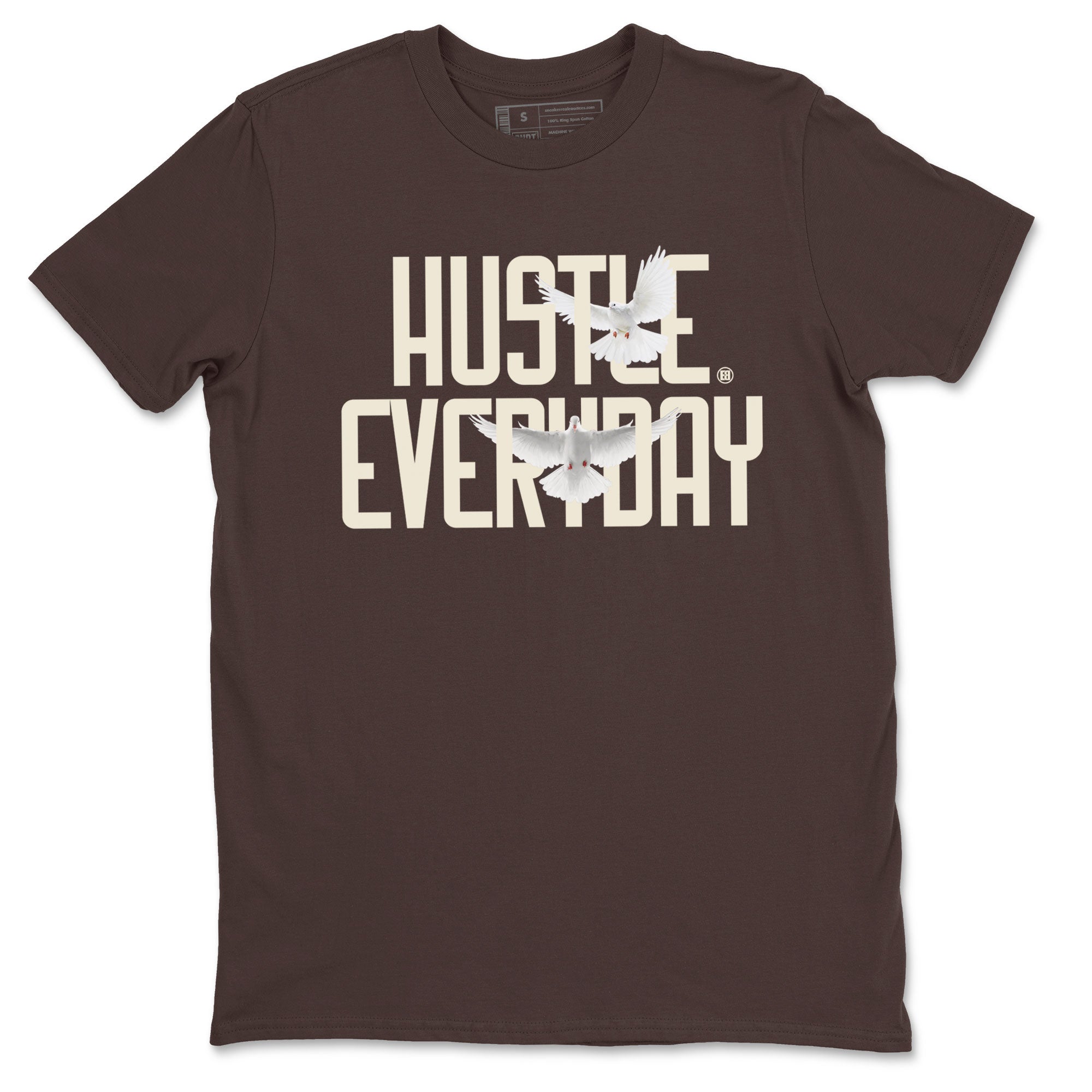 Dunk Low WMNS Cacao Wow sneaker shirt to match jordans Daily Hustle sneaker tees Dunk Cacao Wow SNRT Sneaker Tees Crew Neck Unisex Cotton Sneaker T-Shirt Dark Chocolate 2 T-Shirt