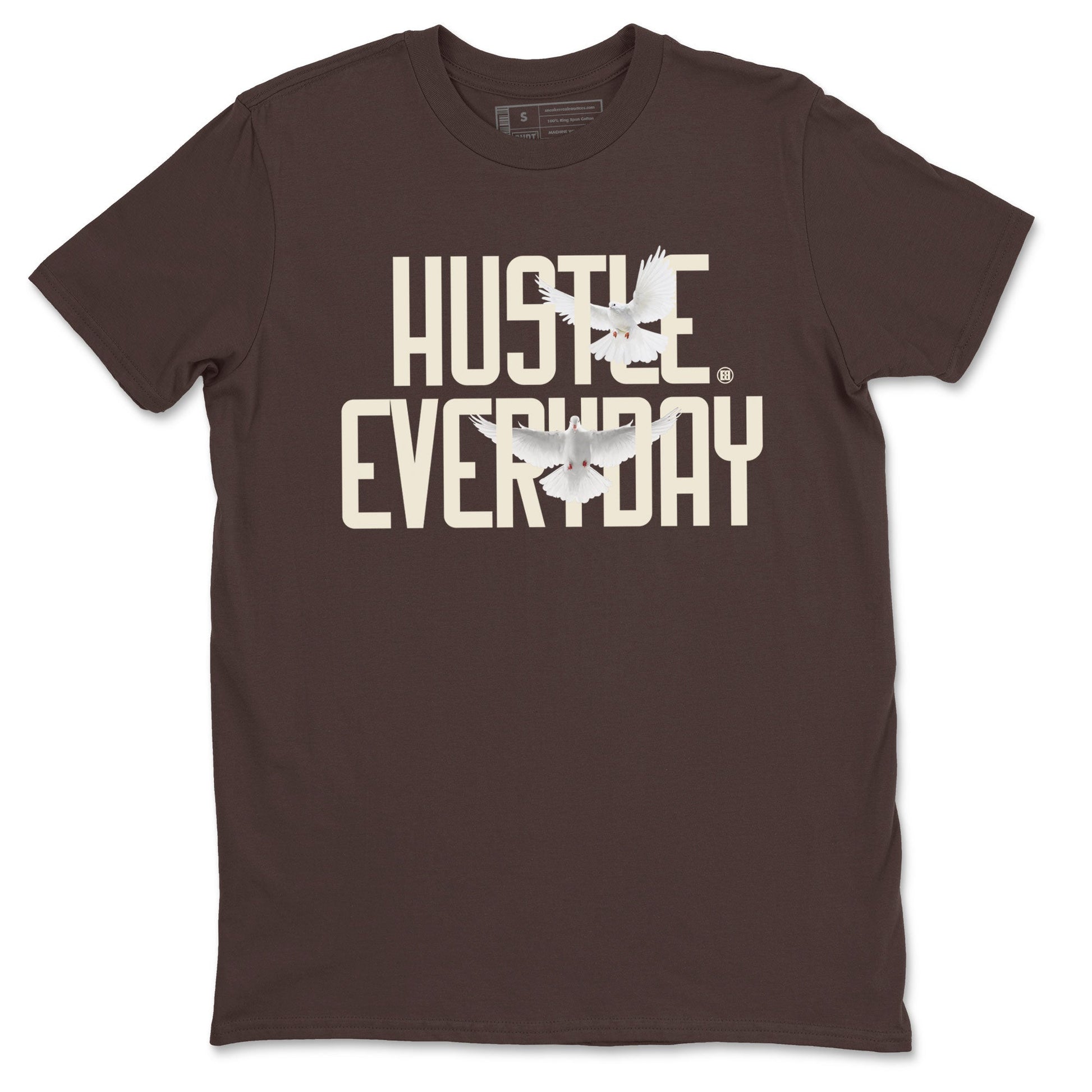 Dunk Low WMNS Cacao Wow sneaker shirt to match jordans Daily Hustle sneaker tees Dunk Cacao Wow SNRT Sneaker Tees Crew Neck Unisex Cotton Sneaker T-Shirt Dark Chocolate 2 T-Shirt
