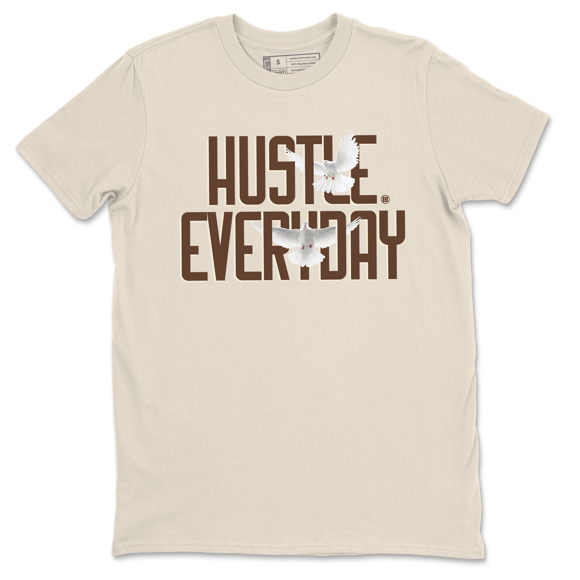 Dunk Low WMNS Cacao Wow sneaker shirt to match jordans Daily Hustle sneaker tees Dunk Cacao Wow SNRT Sneaker Tees Crew Neck Unisex Cotton Sneaker T-Shirt Natural 2 T-Shirt