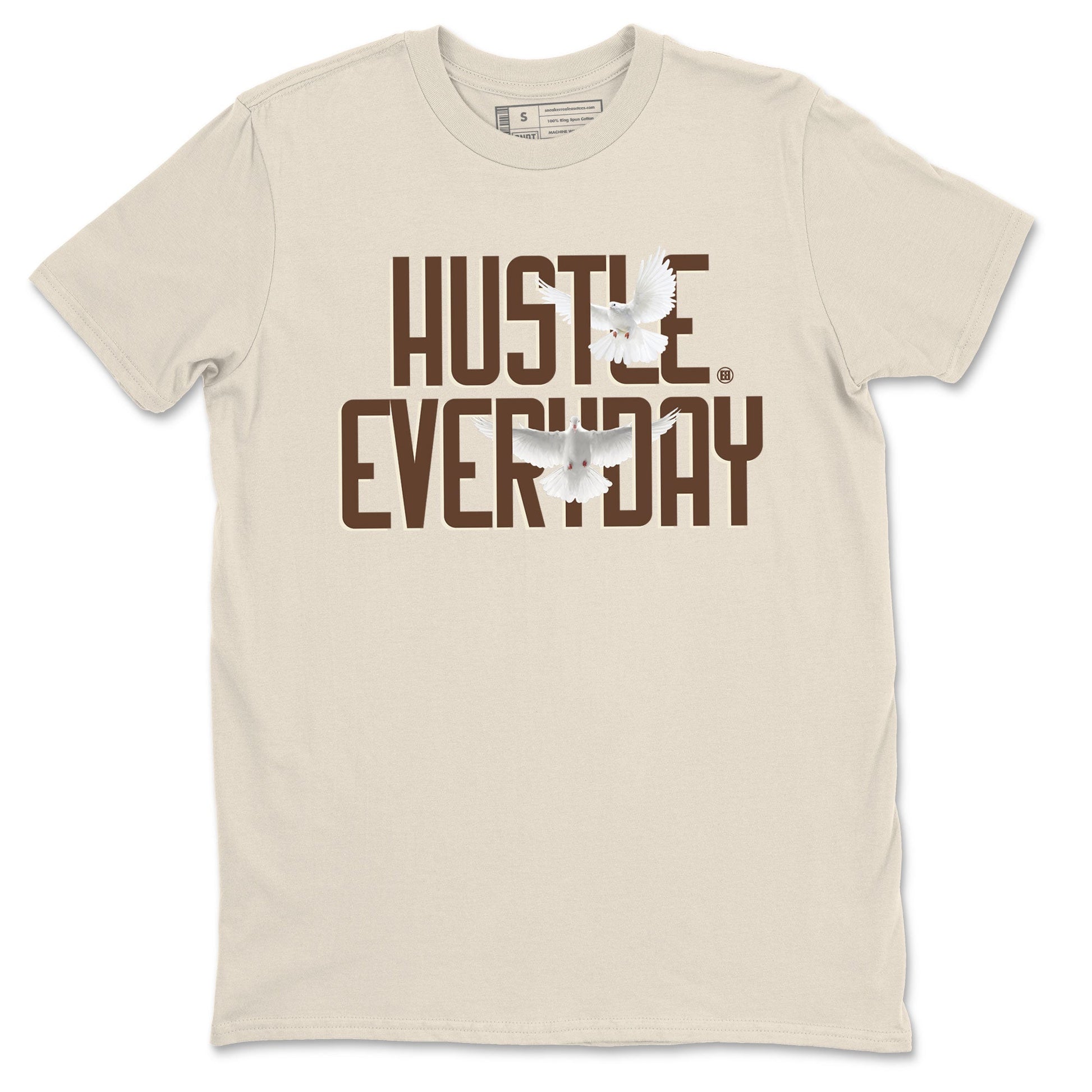 Dunk Low WMNS Cacao Wow sneaker shirt to match jordans Daily Hustle sneaker tees Dunk Cacao Wow SNRT Sneaker Tees Crew Neck Unisex Cotton Sneaker T-Shirt Natural 2 T-Shirt
