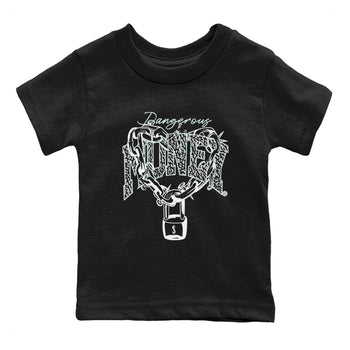 3s Green Glow shirt to match jordans Dangerous Money sneaker tees Air Jordan 3 Retro Green Glow SNRT sneaker release tees baby toddler Black 2 cotton Shirt