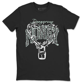 3s Green Glow shirt to match jordans Dangerous Money sneaker tees Air Jordan 3 Retro Green Glow SNRT Sneaker Release Tees unisex cotton Black 2 crew neck shirt