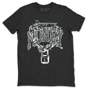 3s Green Glow shirt to match jordans Dangerous Money sneaker tees Air Jordan 3 Retro Green Glow SNRT Sneaker Release Tees unisex cotton Charcoal Heather 2 crew neck shirt