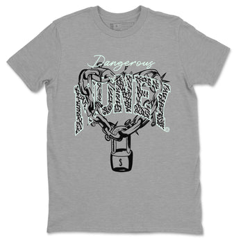 3s Green Glow shirt to match jordans Dangerous Money sneaker tees Air Jordan 3 Retro Green Glow SNRT Sneaker Release Tees unisex cotton Heather Grey 2 crew neck shirt