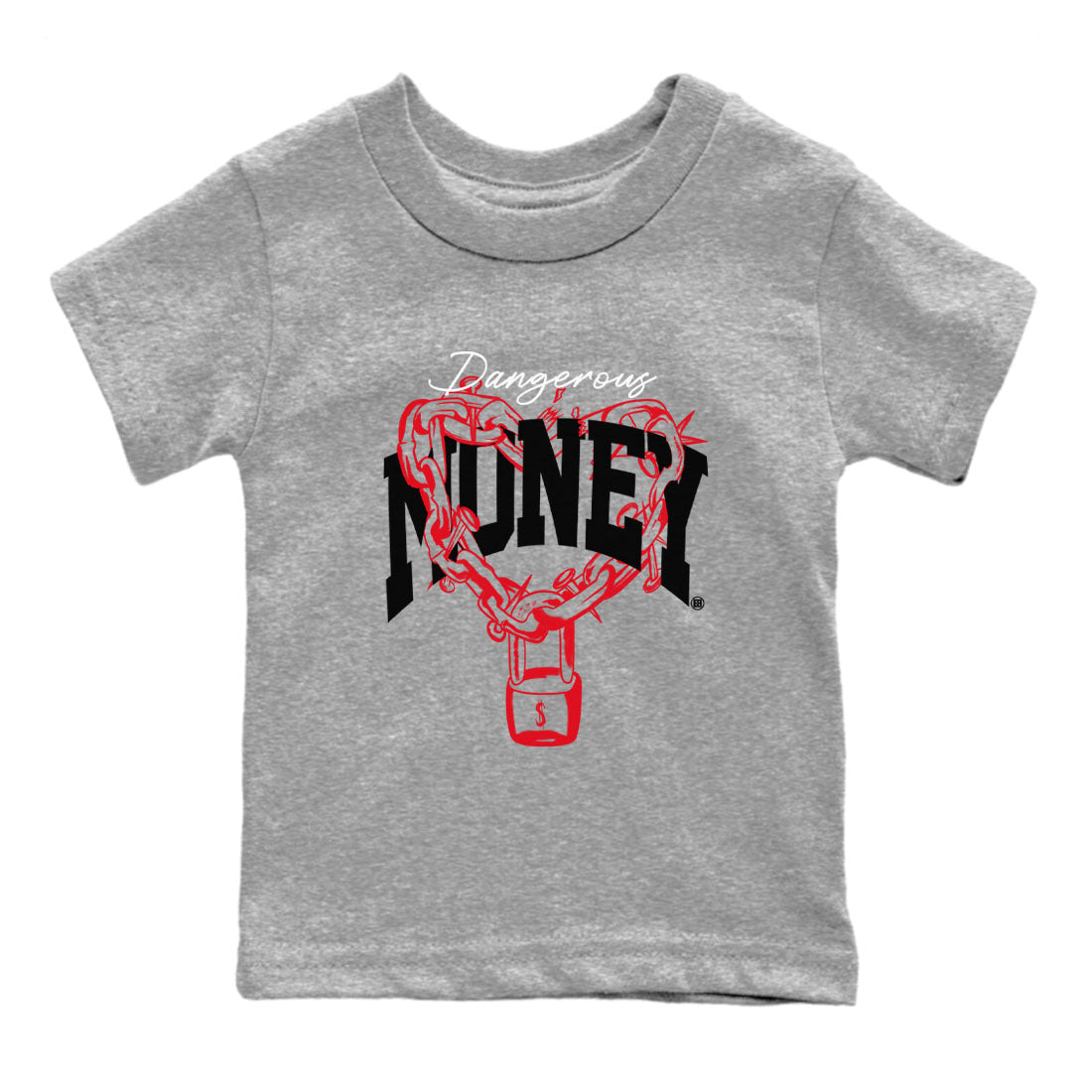 4s Bred Reimagined shirt to match jordans Dangerous Money sneaker tees Air Jordan 4 Bred Reimagined SNRT Sneaker Release Tees Streetwear baby toddler Heather Grey 2 cotton Shirt