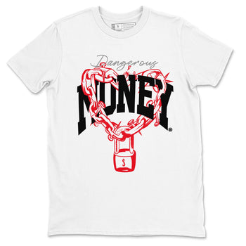 4s Bred Reimagined shirt to match jordans Dangerous Money sneaker tees Air Jordan 4 Bred Reimagined SNRT Sneaker Release Tees Streetwear unisex cotton White 2 crew neck shirt