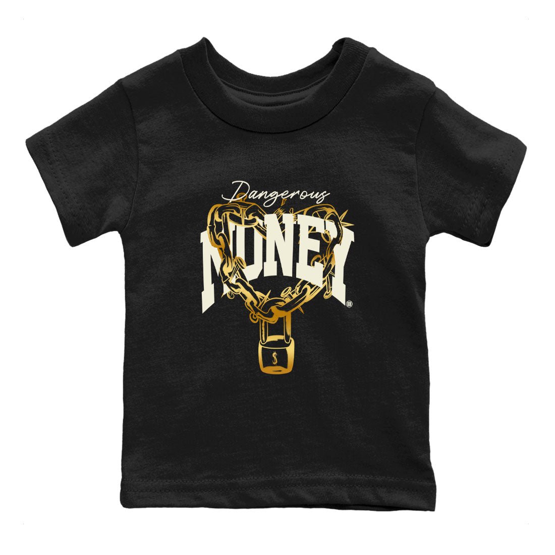 4s Sail shirt to match jordans Dangerous Money sneaker tees Air Jordan 4 Sail SNRT sneaker release tees baby toddler Black 2 cotton Shirt