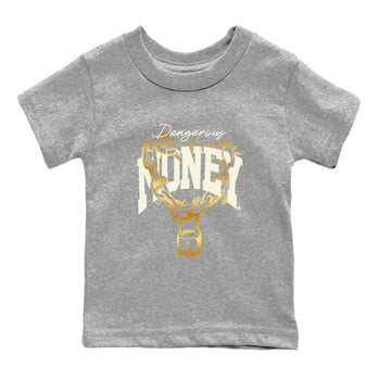 4s Sail shirt to match jordans Dangerous Money sneaker tees Air Jordan 4 Sail SNRT sneaker release tees baby toddler Heather Grey 2 cotton Shirt