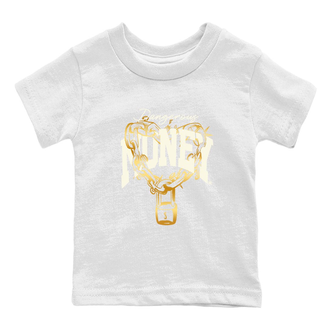 4s Sail shirt to match jordans Dangerous Money sneaker tees Air Jordan 4 Sail SNRT sneaker release tees baby toddler White 2 cotton Shirt