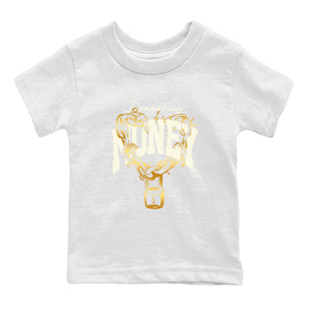 4s Sail shirt to match jordans Dangerous Money sneaker tees Air Jordan 4 Sail SNRT sneaker release tees baby toddler White 2 cotton Shirt