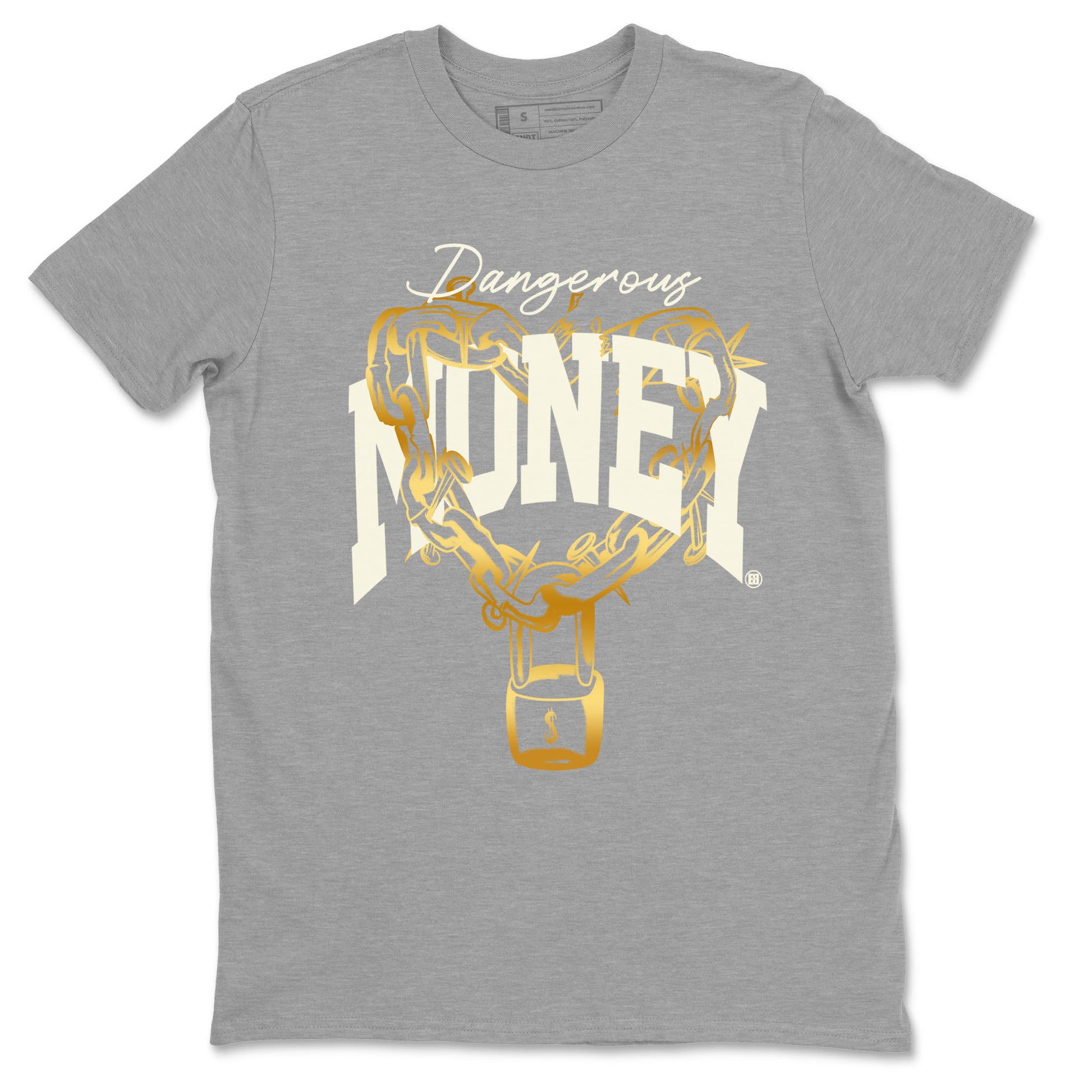 4s Sail shirt to match jordans Dangerous Money sneaker tees Air Jordan 4 Sail SNRT Sneaker Release Tees unisex cotton Heather Grey 2 crew neck shirt