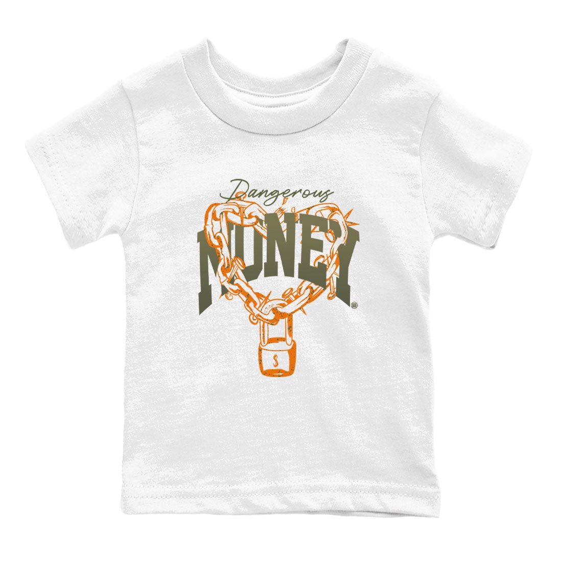 5s Olive shirt to match jordans Dangerous Money sneaker tees Air Jordan 5 Olive SNRT Sneaker Release Tees Streetwear baby toddler White 2 cotton Shirt