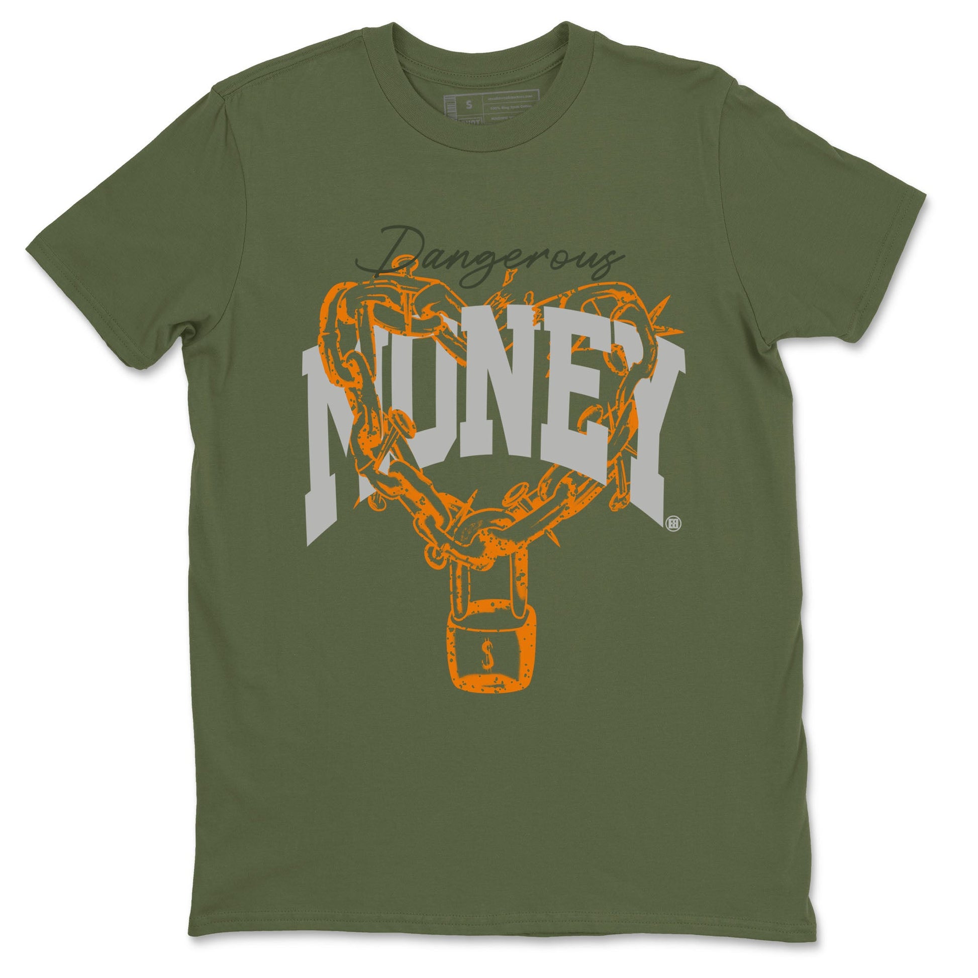 5s Olive shirt to match jordans Dangerous Money sneaker tees Air Jordan 5 Olive SNRT Sneaker Release Tees Streetwear unisex cotton Military Green 2 crew neck shirt