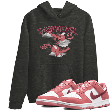 Dunk Low Valentine's Day shirt to match jordans Dare Devil sneaker tees Special Valentine's Day Couple Shirt Dunk Valentine's Day 2024 SNRT Sneaker Tees Sneaker Matching Shirt Unisex Charcoal Heather 1 T-Shirt