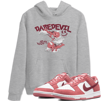 Dunk Low Valentine's Day shirt to match jordans Dare Devil sneaker tees Special Valentine's Day Couple Shirt Dunk Valentine's Day 2024 SNRT Sneaker Tees Sneaker Matching Shirt Unisex Heather Grey 1 T-Shirt