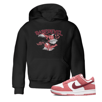 Dunk Low Valentines Day shirt to match jordans Dare Devil sneaker tees Special Valentine's Day Couple Shirt Dunk Valentine's Day 2024 SNRT Sneaker Tees Sneaker Matching Shirt Baby Toddler Black 1 T-Shirt