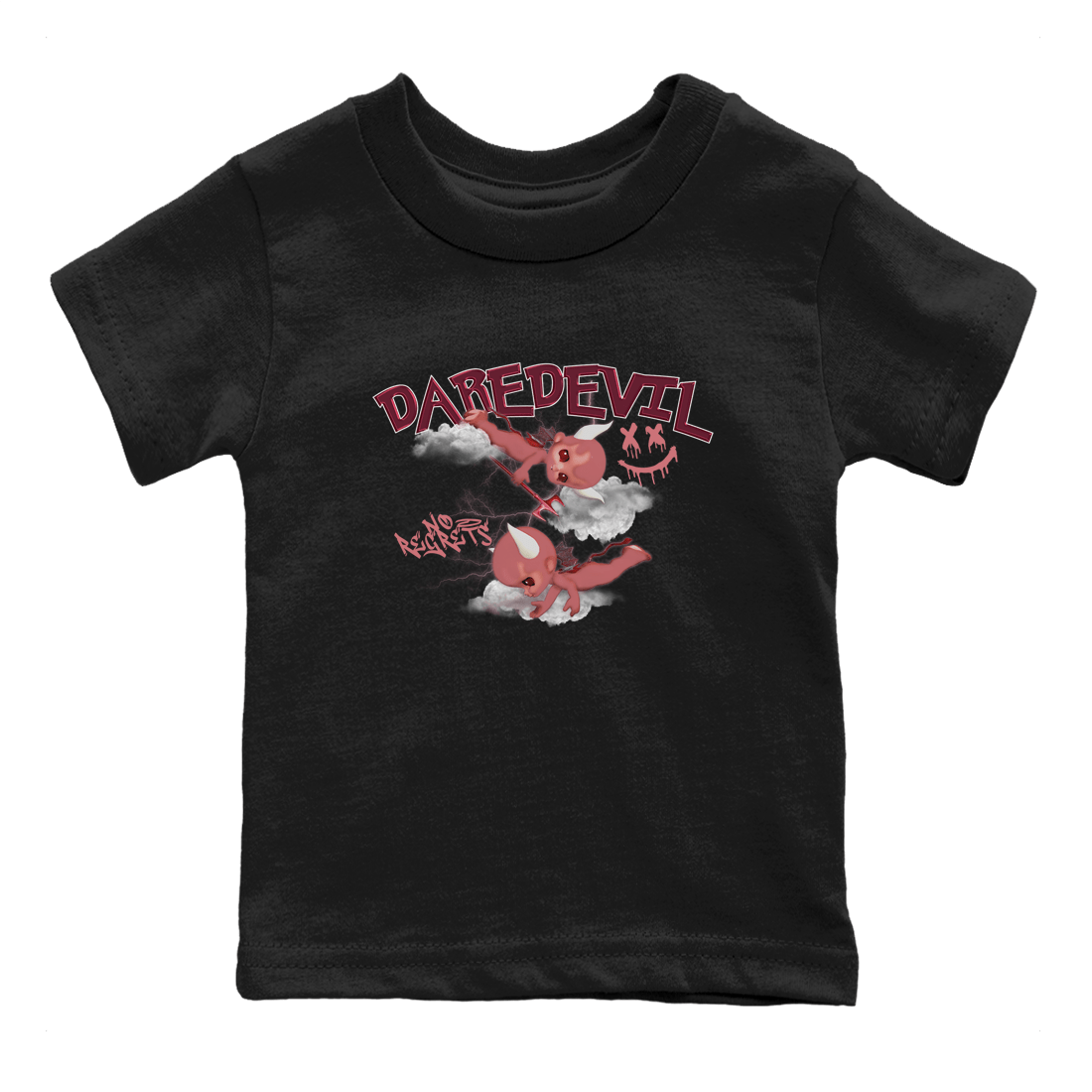 Dunk Low Valentines Day shirt to match jordans Dare Devil sneaker tees Special Valentine's Day Couple Shirt Dunk Valentine's Day 2024 SNRT Sneaker Tees Sneaker Matching Shirt Baby Toddler Black 2 T-Shirt