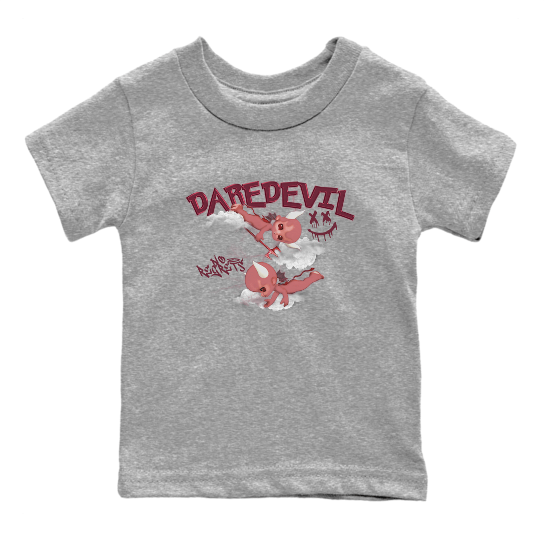 Dunk Low Valentines Day shirt to match jordans Dare Devil sneaker tees Special Valentine's Day Couple Shirt Dunk Valentine's Day 2024 SNRT Sneaker Tees Sneaker Matching Shirt Baby Toddler Heather Grey 2 T-Shirt