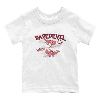 Dunk Low Valentines Day shirt to match jordans Dare Devil sneaker tees Special Valentine's Day Couple Shirt Dunk Valentine's Day 2024 SNRT Sneaker Tees Sneaker Matching Shirt Baby Toddler White 2 T-Shirt