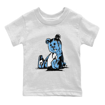 Air Jordan 1 Retro High OG UNC Toe Shirt to match Jordans Dark Bear Sneaker Tees Air Jordan 1 Retro UNC Toe Shirts Kids and Baby Tees White 2