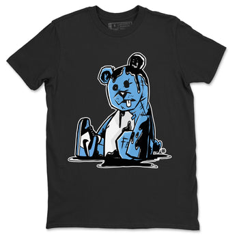 Air Jordan 1 Retro High OG UNC Toe Shirt to match Jordans Dark Bear Sneaker Tees Air Jordan 1 Retro UNC Toe Shirts Crew Neck T-Shirts Black 2