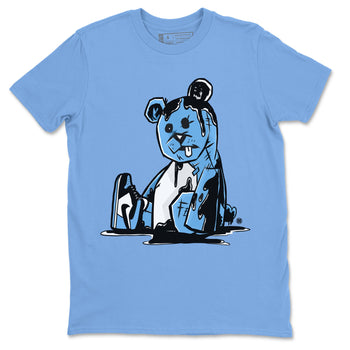 Air Jordan 1 Retro High OG UNC Toe Shirt to match Jordans Dark Bear Sneaker Tees Air Jordan 1 Retro UNC Toe Shirts Crew Neck T-Shirts Carolina Blue 2
